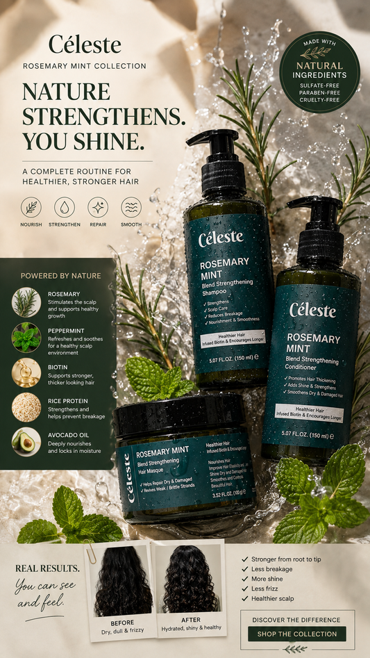 Céleste Rosemary Mint Strengthening Bundle