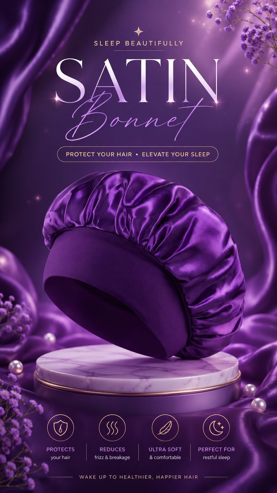 Celeste's Satin Bonnet