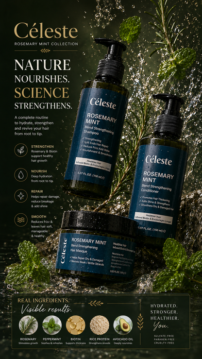 Céleste Rosemary Mint Strengthening Bundle